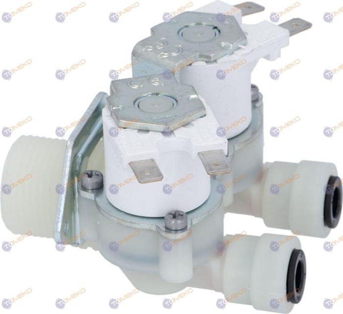 Двоен магнет вентил за вода с редукция - spareparts.tomeko.bg Двоен магнет вентил за вода с редукция