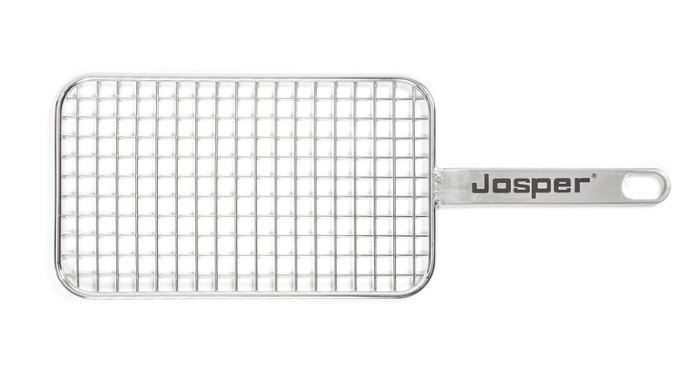 Решетка за печене 15х25 см с дръжка, неръждаема стомана - spareparts.tomeko.bg Решетка за печене 15х25 см с дръжка, неръждаема стомана