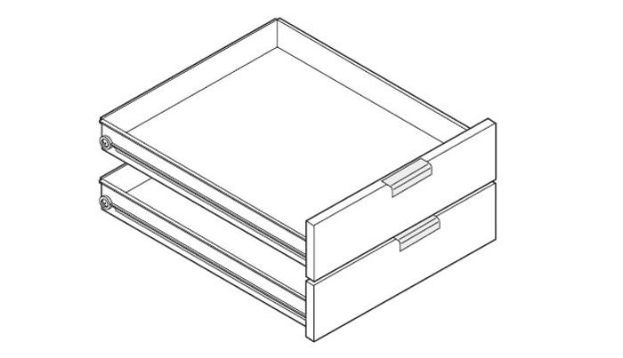 Чекмеджета GN 2/1, комплект два броя, различни серии - spareparts.tomeko.bg Чекмеджета GN 2/1, комплект два броя, различни серии