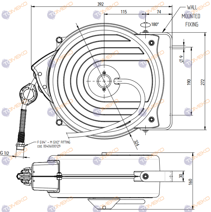 Подвижен душ за измиване APOLLO HACCP, Rapid ръкохватка, различни размери - spareparts.tomeko.bg Подвижен душ за измиване APOLLO HACCP, Rapid ръкохватка, различни размери