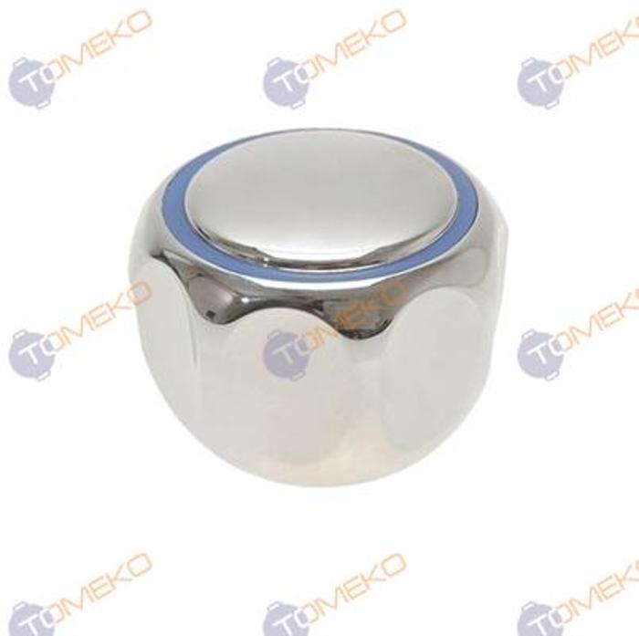 Ръкохватка за смесител, кръгла, хромирана - студена вода - spareparts.tomeko.bg Ръкохватка за смесител, кръгла, хромирана - студена вода