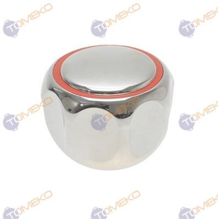Ръкохватка за смесител, кръгла, хромирана - топла вода - spareparts.tomeko.bg Ръкохватка за смесител, кръгла, хромирана - топла вода