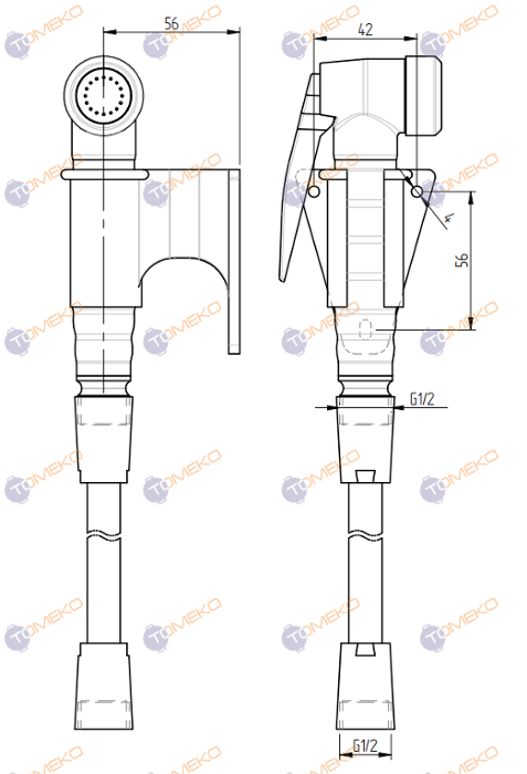 Душ за конвектомат - spareparts.tomeko.bg Душ за конвектомат