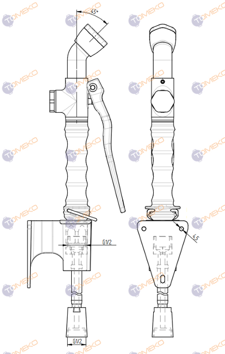 Душ за конвектомат Rapid - spareparts.tomeko.bg Душ за конвектомат Rapid