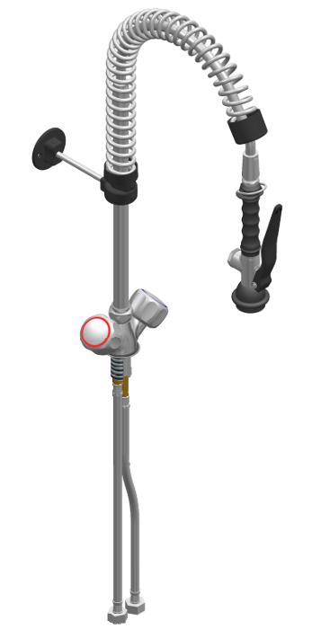 Душ батерия ERA MINI, стоящ Н=550 мм, ръкохватка Basic - spareparts.tomeko.bg Душ батерия ERA MINI, стоящ Н=550 мм, ръкохватка Basic