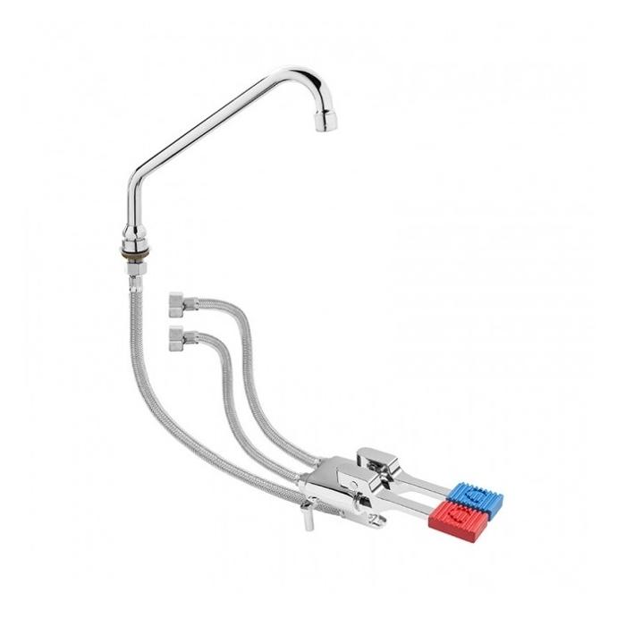 Смесителна батерия ERMES, стояща с 2 педала, C лебедка - spareparts.tomeko.bg Смесителна батерия ERMES, стояща с 2 педала, C лебедка