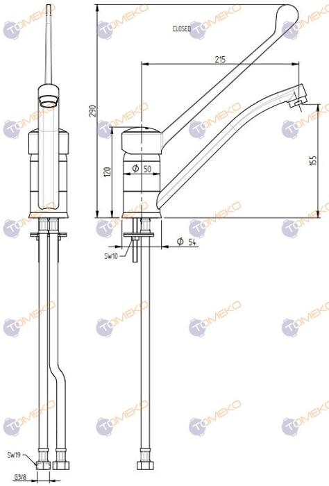 Смесителна батерия EROS с късо черно рамо, стояща, различни лебедки - spareparts.tomeko.bg Смесителна батерия EROS с късо черно рамо, стояща, различни лебедки