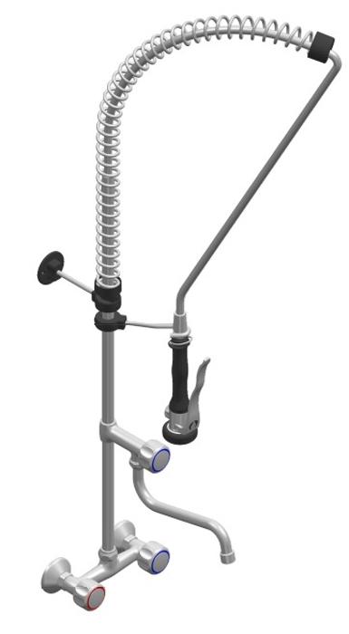 Душ батерия ERA с S лебедка, стенен H=1090 мм, ръкохватка Premium - spareparts.tomeko.bg Душ батерия ERA с S лебедка, стенен H=1090 мм, ръкохватка Premium