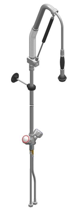 Душ батерия ERA STOP, стоящ Н=1120 мм, ръкохватка Acqua stop - spareparts.tomeko.bg Душ батерия ERA STOP, стоящ Н=1120 мм, ръкохватка Acqua stop