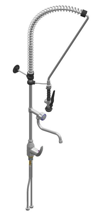 Душ батерия ERA с S лебедка, стоящ с хоризонтална глава Н=1170 мм, ръкохватка Basic - spareparts.tomeko.bg Душ батерия ERA с S лебедка, стоящ с хоризонтална глава Н=1170 мм, ръкохватка Basic