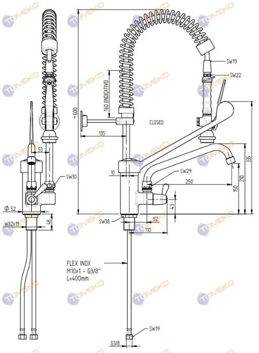 Душ батерия ERA MINI с C лебедка и дълго черно рамо, стоящ Н=600 мм, ръкохватка Basic - spareparts.tomeko.bg Душ батерия ERA MINI с C лебедка и дълго черно рамо, стоящ Н=600 мм, ръкохватка Basic