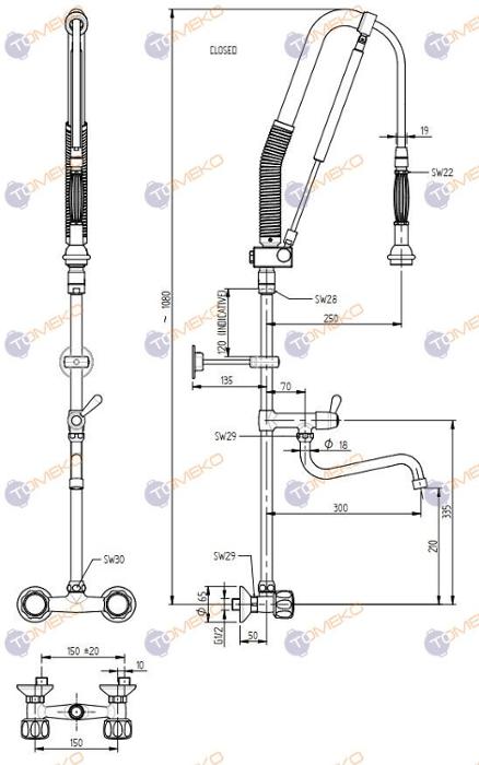 Душ батерия ERA STOP с S лебедка, стенен Н=1080 мм, ръкохватка Acqua stop - spareparts.tomeko.bg Душ батерия ERA STOP с S лебедка, стенен Н=1080 мм, ръкохватка Acqua stop