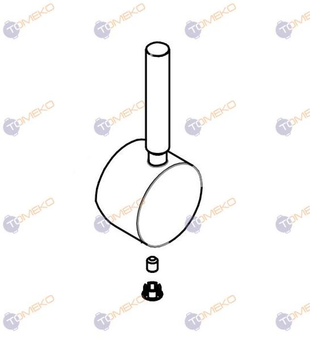 Ръкохватка за смесител, хромирана, PIN 9х9 мм за EROS002 / EROS007 - spareparts.tomeko.bg Ръкохватка за смесител, хромирана, PIN 9х9 мм за EROS002 / EROS007