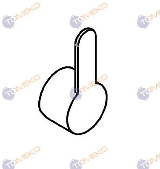 Ръкохватка за смесител, хромирана, PIN 9х9 мм за EROS003 - spareparts.tomeko.bg Ръкохватка за смесител, хромирана, PIN 9х9 мм за EROS003