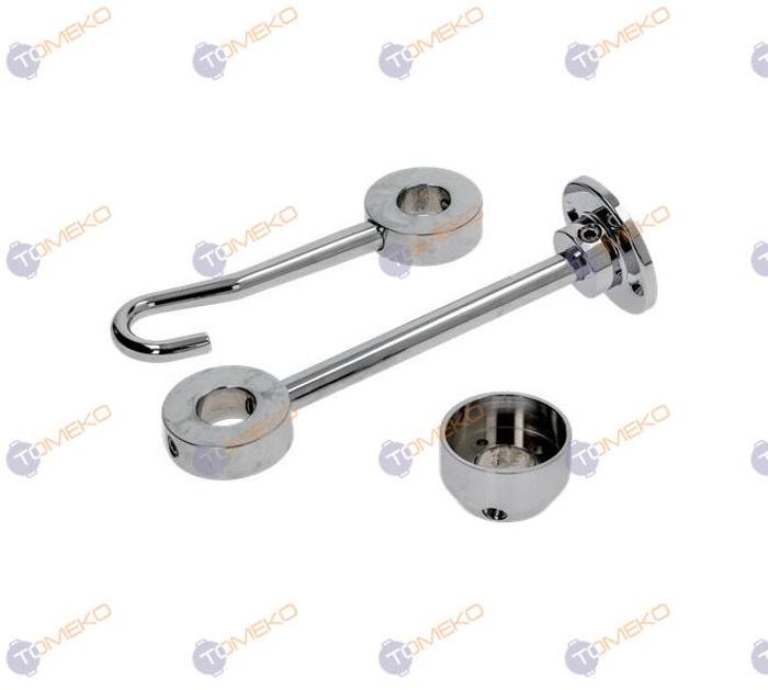 Комплект за закрепване на душ батерия към стена, хромиран - spareparts.tomeko.bg Комплект за закрепване на душ батерия към стена, хромиран