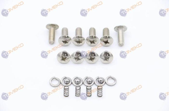 Комплект 5 бр пружини, 5 бр винтове и 5 бр сачми за капака на планетарен миксер MPM60L - spareparts.tomeko.bg Комплект 5 бр пружини, 5 бр винтове и 5 бр сачми за капака на планетарен миксер MPM60L