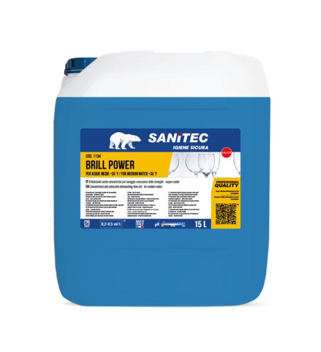 Препарат изплакващ Brill Power, туба 15 л - spareparts.tomeko.bg Препарат изплакващ Brill Power, туба 15 л