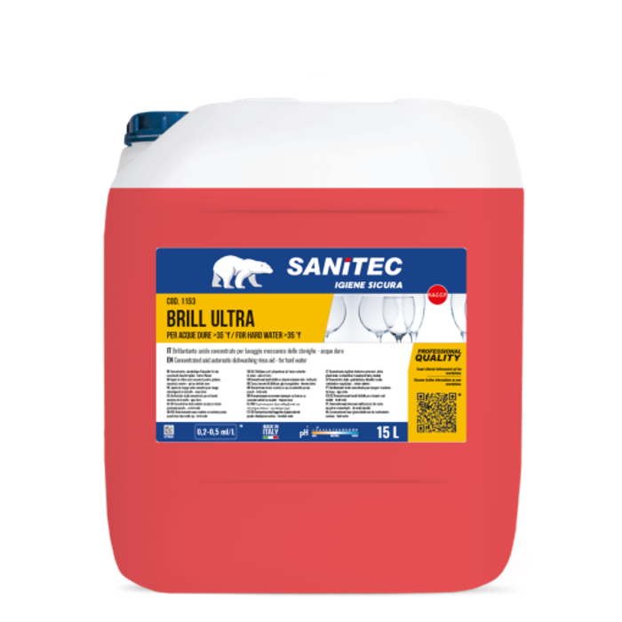 Препарат измиващ Brill Ultra Brillantante Lavastoviglie, туба 15 л - spareparts.tomeko.bg Препарат измиващ Brill Ultra Brillantante Lavastoviglie, туба 15 л