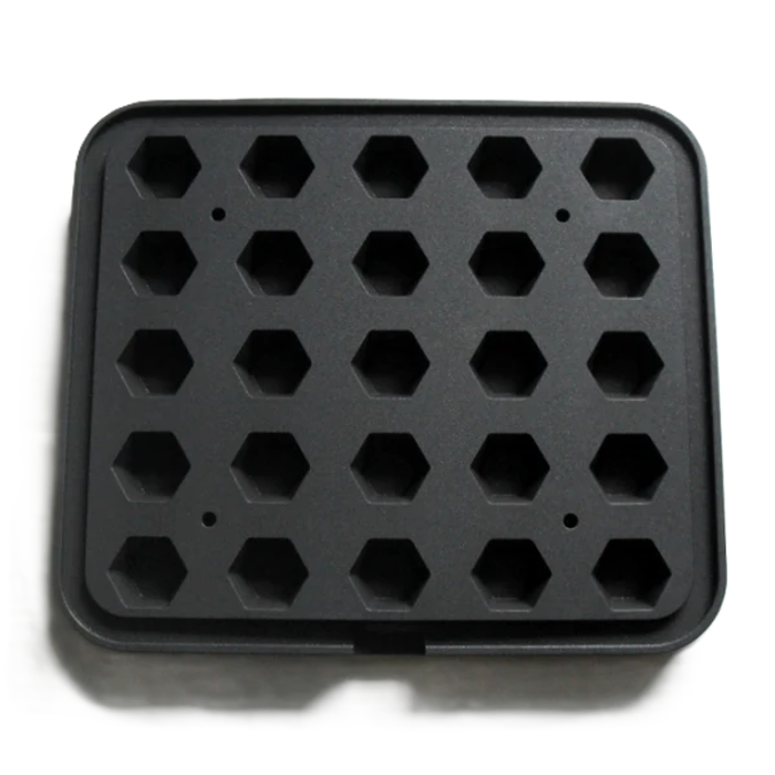 Приставка за Cookmatic, 25 бр Smooth hexagonal tartlets 46х40х25 мм - spareparts.tomeko.bg Приставка за Cookmatic, 25 бр Smooth hexagonal tartlets 46х40х25 мм