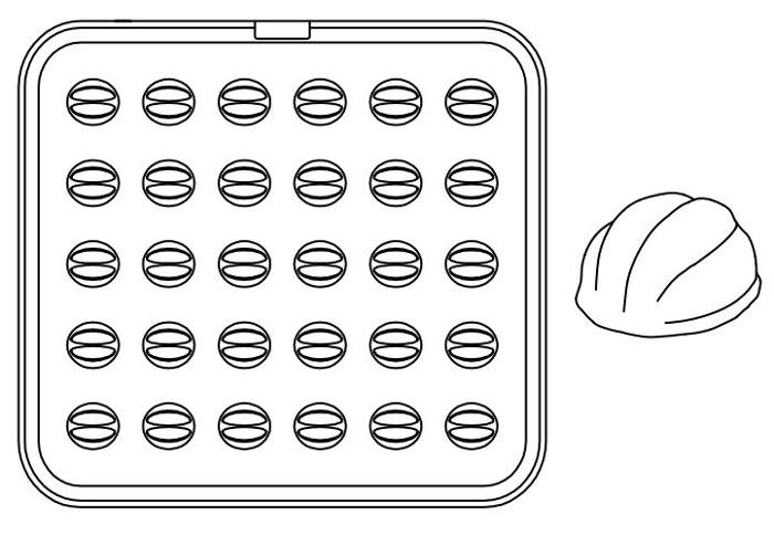 Приставка за Cookmatic, 30 бр Smooth nut tartlets 39х33х17 мм - spareparts.tomeko.bg Приставка за Cookmatic, 30 бр Smooth nut tartlets 39х33х17 мм