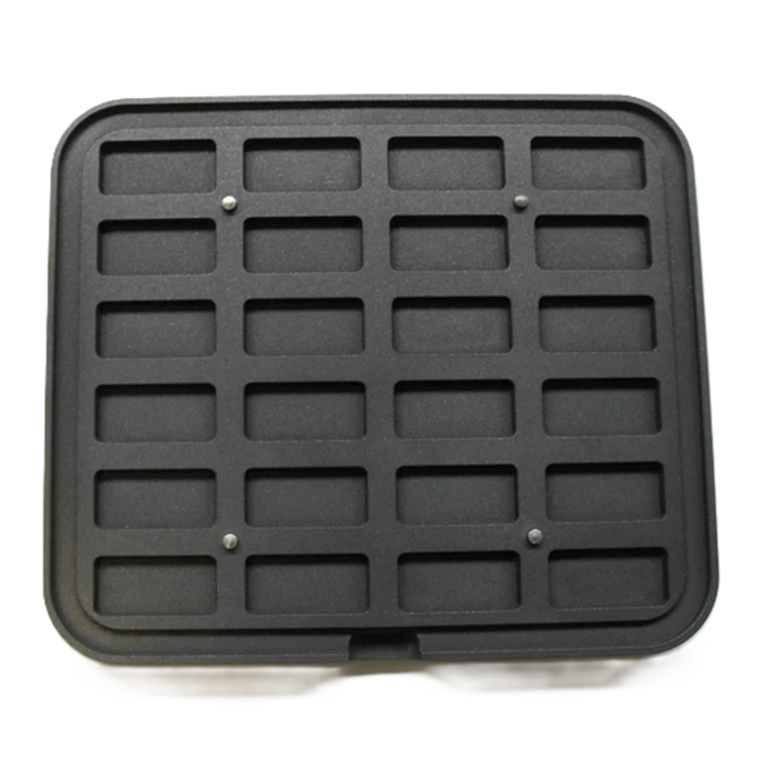 Приставка за Cookmatic, 24 бр Smooth rectangular tartlets 70х33х8 мм - spareparts.tomeko.bg Приставка за Cookmatic, 24 бр Smooth rectangular tartlets 70х33х8 мм