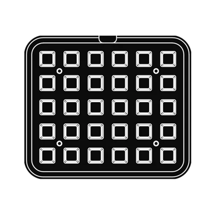 Приставка за Cookmatic, 30 бр Smooth square tartlets 34х34х17 мм - spareparts.tomeko.bg Приставка за Cookmatic, 30 бр Smooth square tartlets 34х34х17 мм