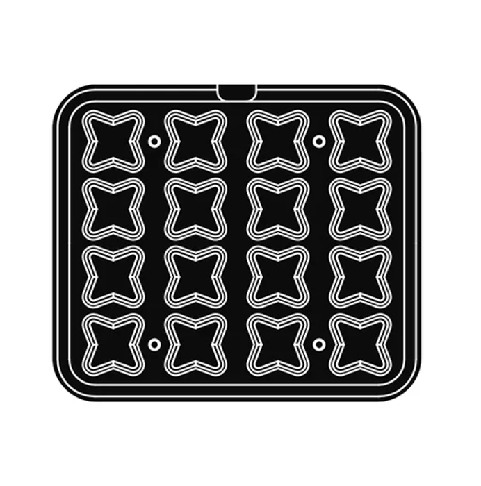 Приставка за Cookmatic, 16 бр Festooned star tartlets 62х62х18 мм - spareparts.tomeko.bg Приставка за Cookmatic, 16 бр Festooned star tartlets 62х62х18 мм