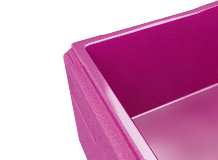 Термокутия Professional GN 1/1, вътрешен размер 538х337х267 мм, лилава с черен капак - spareparts.tomeko.bg Термокутия Professional GN 1/1, вътрешен размер 538х337х267 мм, лилава с черен капак