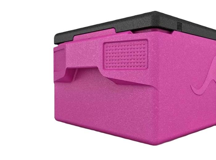 Термокутия Professional GN 1/1, вътрешен размер 538х337х267 мм, лилава с черен капак - spareparts.tomeko.bg Термокутия Professional GN 1/1, вътрешен размер 538х337х267 мм, лилава с черен капак