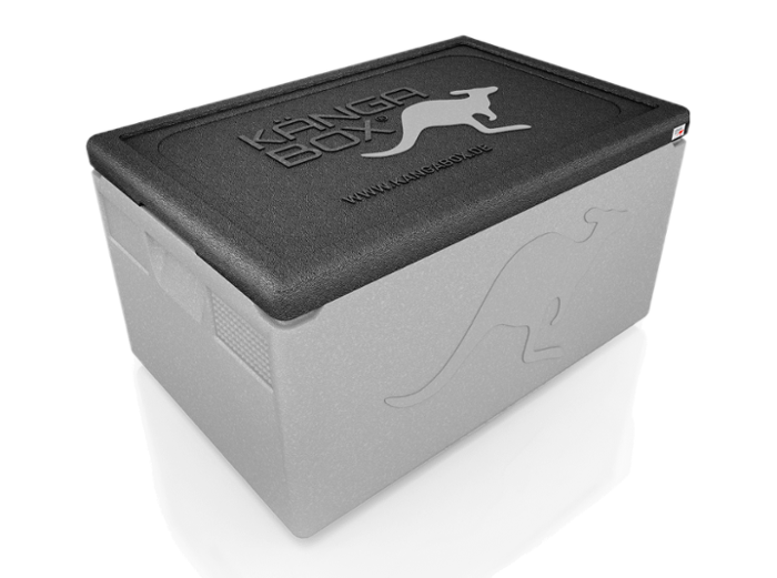 Термокутия Professional GN 1/1, вътрешен размер 538х337х267 мм, сива с черен капак - spareparts.tomeko.bg Термокутия Professional GN 1/1, вътрешен размер 538х337х267 мм, сива с черен капак