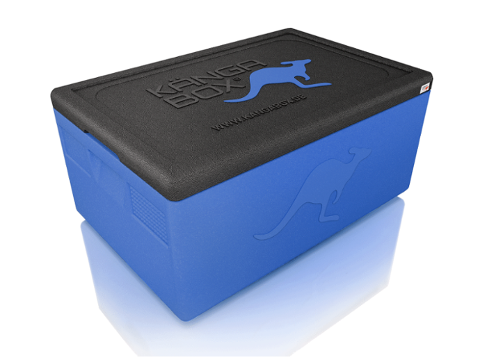 Термокутия Expert GN 1/1, вътрешен размер 538х338х257 мм, синя с черен капак - spareparts.tomeko.bg Термокутия Expert GN 1/1, вътрешен размер 538х338х257 мм, синя с черен капак