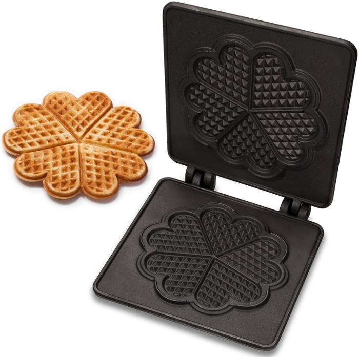 Приставка за Thermocook®, чугунена, 1 бр Big Hearts Waffle - spareparts.tomeko.bg Приставка за Thermocook®, чугунена, 1 бр Big Hearts Waffle
