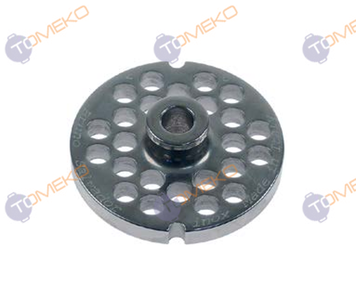 Решетка за месомелачка, модел 12/R70, D 8 мм, S/S - spareparts.tomeko.bg Решетка за месомелачка, модел 12/R70, D 8 мм, S/S