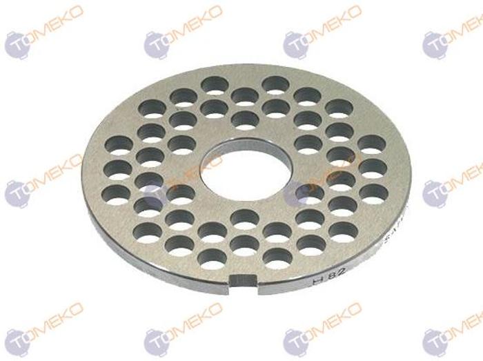 Решетка за месомелачка, модел 22/H82, D 8 мм, S/S, Unger - spareparts.tomeko.bg Решетка за месомелачка, модел 22/H82, D 8 мм, S/S, Unger