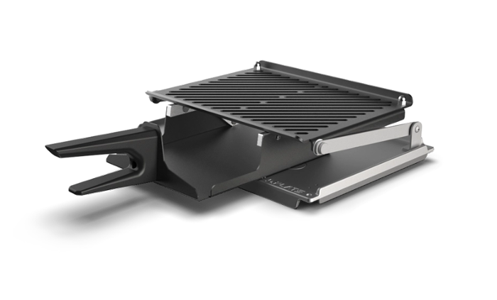 Плоча двойна, подвижна GN 2/3 SPEED.Marks, алуминиева, тефлонирана, гладка/оребрена с шпатула, SPEED-X™ - spareparts.tomeko.bg Плоча двойна, подвижна GN 2/3 SPEED.Marks, алуминиева, тефлонирана, гладка/оребрена с шпатула, SPEED-X™