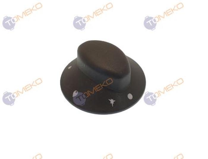 Ръкохватка пластмасова, сива за газови уреди, линия TECNO 70 - spareparts.tomeko.bg Ръкохватка пластмасова, сива за газови уреди, линия TECNO 70