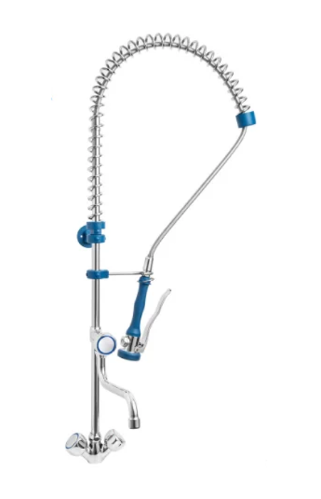 Душ батерия ERA с S лебедка, стоящ с кранове Н=1110 мм, ръкохватка Premium Blue - spareparts.tomeko.bg Душ батерия ERA с S лебедка, стоящ с кранове Н=1110 мм, ръкохватка Premium Blue