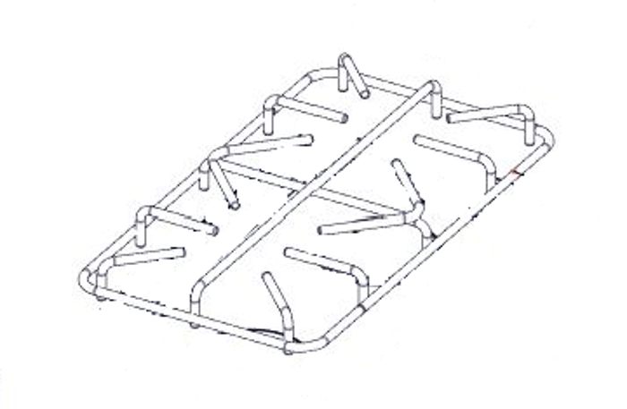 Решетка чугунена за газов котлон SPB70/80G - spareparts.tomeko.bg Решетка чугунена за газов котлон SPB70/80G