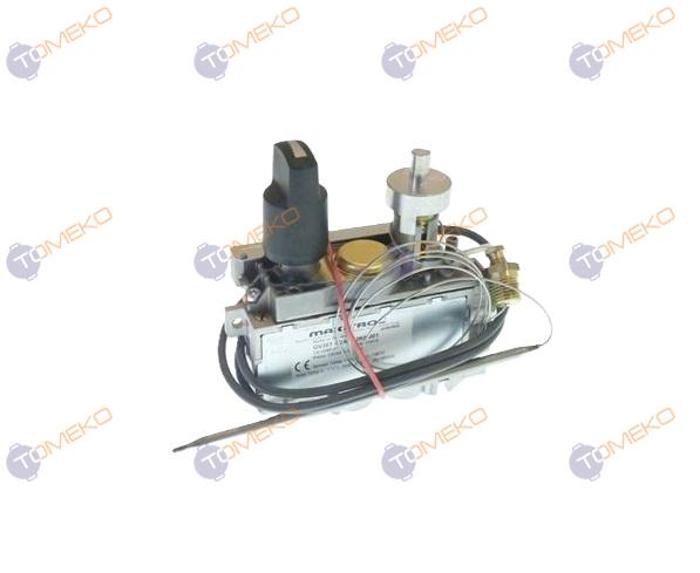 Газов кран-термостат с пиезоелектрическо запалване за фритюрник - spareparts.tomeko.bg Газов кран-термостат с пиезоелектрическо запалване за фритюрник